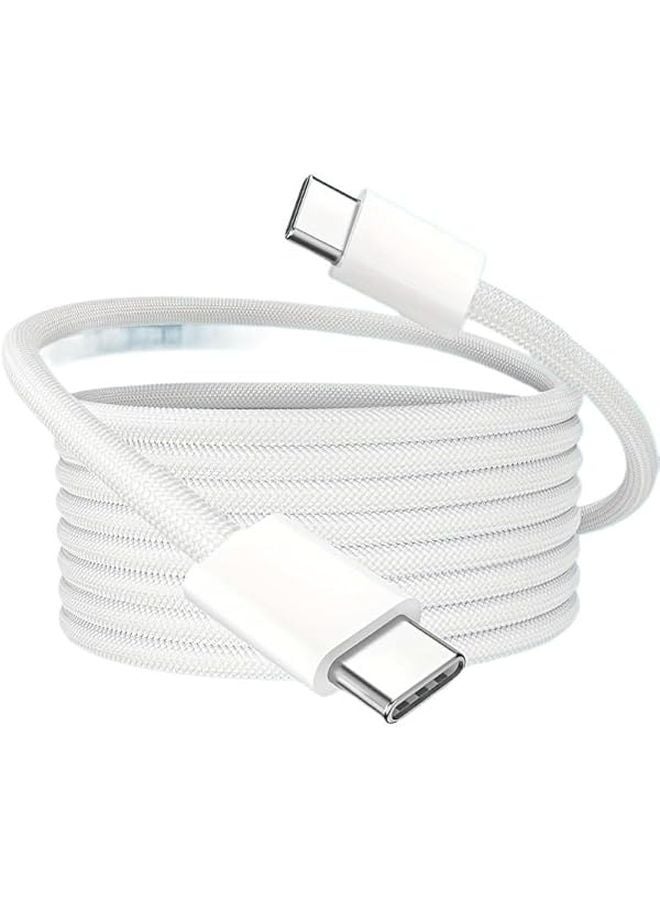 USB C Fast Charging Cable 60W 2m Blue Type C Cord - Image 2
